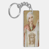 Verdubbelde St. Veronica (JM 60) Rechthoekig Acryl Sleutelhanger (Voorkant Links)
