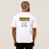 Verdubbeling - Aangewezen bestuurder - Geweldige M T-shirt (Achterkant volledig)