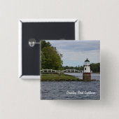 Verdubbelpunt vuurtoren Button (Voorkant /achterkant)