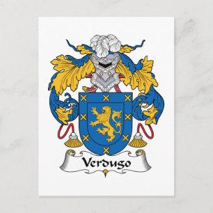 Verdugo Family Crest Briefkaart