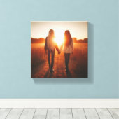 Verduisterd door ons canvas afdruk (Insitu (Houten vloer))