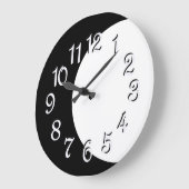Verduistering in zwart-wit grote klok (Hoek)
