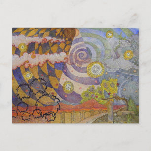 Verduistering met kwikRetrografie Briefkaart