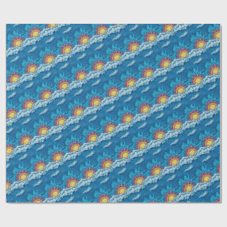 Verduistering van schemerzonnen cadeaupapier