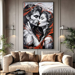 Verduisteringen van Verlangen Canvas Afdruk