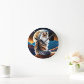 Verdun Calico kat en woestijn maan Ronde Klok (Huis)