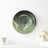 Verdure avec tourbillons fractionnés > Horloge art (Maison)