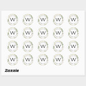 verdure cristalline feuillage STICKER fête/mariage (Feuille)