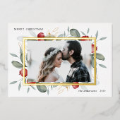 verdure d'hiver baies rouges feuille de vacances c (Recto)