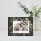 verdure d'hiver enregistrer la date photo carte po (Debout devant)