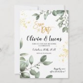 Verdure enregistrer la carte de date (Devant)