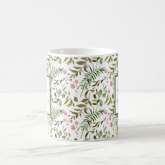 Verdure et rose drôle Maman Coffee Mug (Centre)