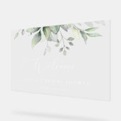 Verdure, Eucalyptus Feuilles, Boho, Bienvenue nupt (Angle)