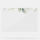 Verdure, Eucalyptus Feuilles, Chronologie Mariage (Recto)