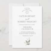 Verdure Faire-part de mariage moderne (Devant)