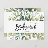 verdure feuillage serez-vous ma carte mère (Devant / Derrière)