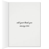 Verdure & Florets Carte de remerciements aquarelle (Intérieur (Droit))