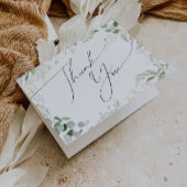 Verdure lunaire et Carte de remerciements dorée