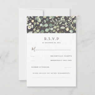 Verdure Mariage rustique RSVP