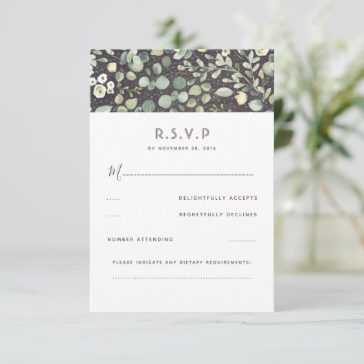 Verdure Mariage rustique RSVP (Debout devant)