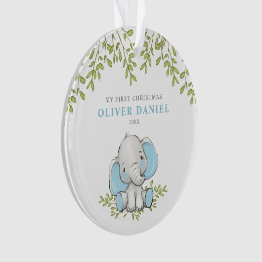 Verdure moderne Elephant Boy Premier Noël (devant)