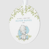 Verdure moderne Elephant Boy Premier Noël (devant)