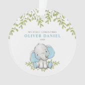 Verdure moderne Elephant Boy Premier Noël (devant)