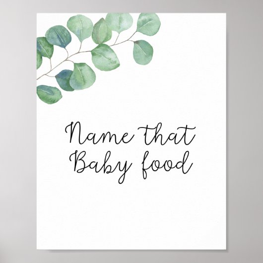 Verdure - nom de ce poster de douche pour bébé pou (Devant)