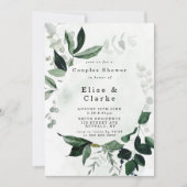Verdure Rustique Eucalyptus Couples Invitations de (Devant)