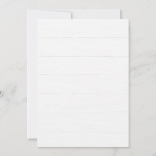 Verdure rustique Simple Elégant Mariage Invitation (Dos)