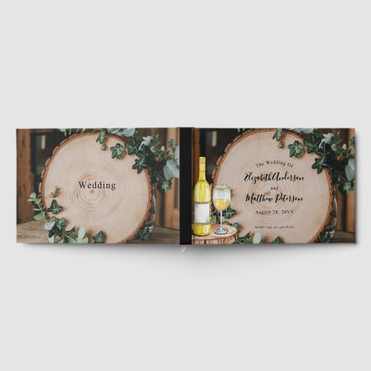 Verdure rustique & tranche de bois (Complet)