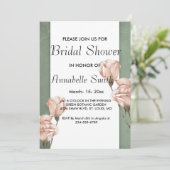 verdure tendance Nuptiale Douche Invitation (Debout devant)