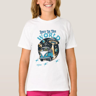 Verdwaal in de wereld met dit prachtig vormgegeven t-shirt