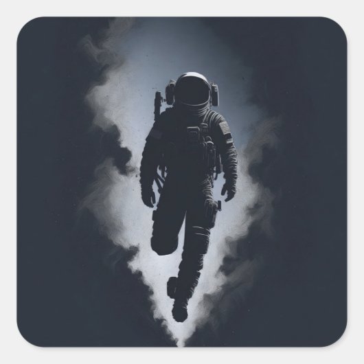 Verdwaald in de kosmos Sticker (Voorkant)