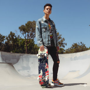 Verdwaald in de ruimte Skateboard: Retro Fantasy A Skateboard