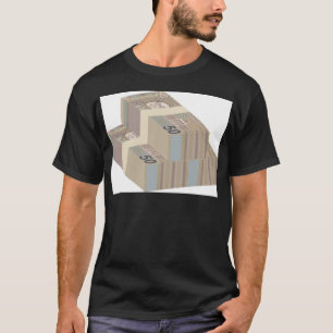Verdwenen geld stacks t-shirt
