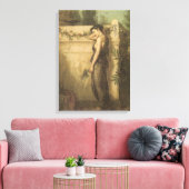 Verdwenen maar niet vergeten (John William Waterho Canvas Afdruk (Insitu (Woonkamer))