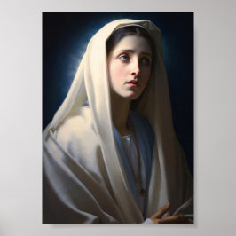 Verdwenen Mary Moeder van God Schilderen Poster