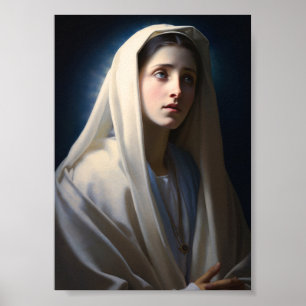 Verdwenen Mary Moeder van God Schilderen Poster
