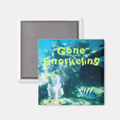 Verdwenen snorkelmagneet magneet (Voorkant / Achterkant)