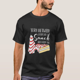 Verdwenen tussen kijken als een snack en één eten t-shirt