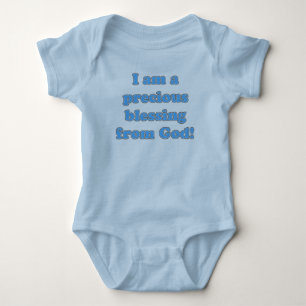 Verdwenen van God Blue Baby Creeper Romper
