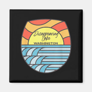 Verdwijnend Lake Washington WA Zonsondergang Vakan Magneet
