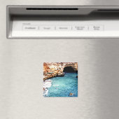 Verdwijnend strand - Vale Covo - Algarve Portugal Magneet (Insitu (Vaatwasser))