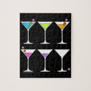 VERDWIJNENDE MARTINI-PUZZEL of PUZZELCADEAUSET Legpuzzel