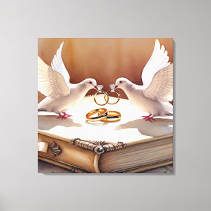 Vereend in Liefde Canvas Afdruk