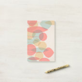 Vereenvoudigde Retro-Ornamenten, alles over druk 4 Post-it® Notes (Op bureau)