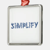 Vereenvoudigen Metalen Ornament (Links)