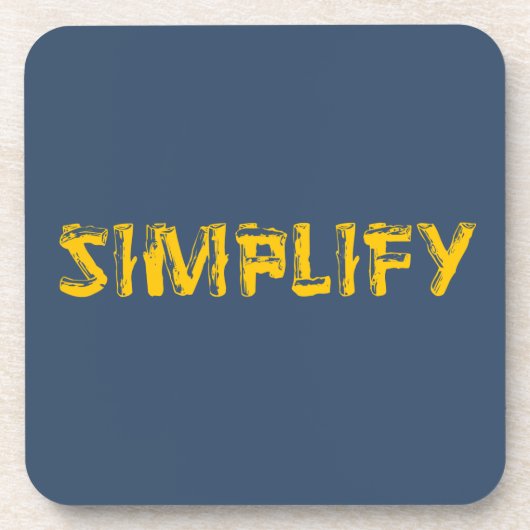 Vereenvoudigen Onderzetter (Voorkant)