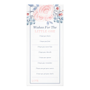Vereist Baby, Baby shower, blauw, roze Reclamekaart
